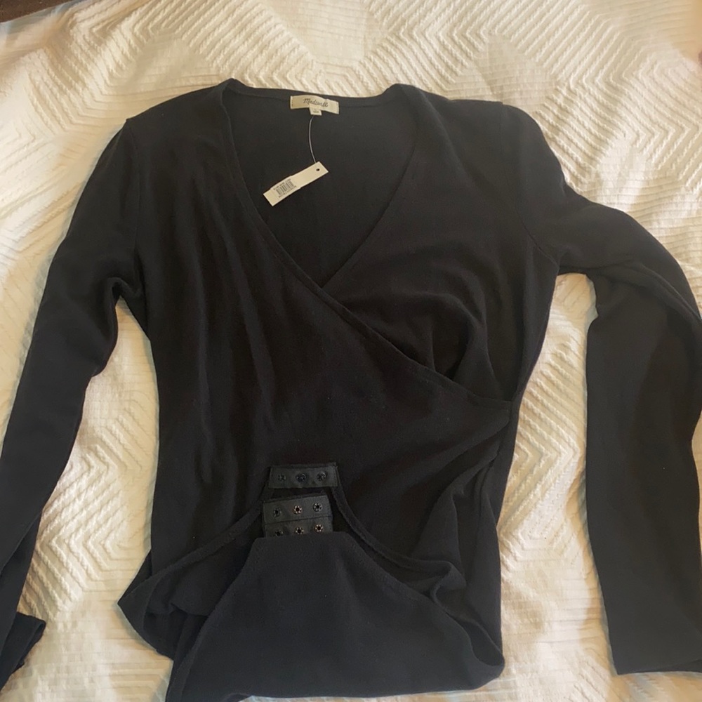 Madewell bodysuit. NWT black size large